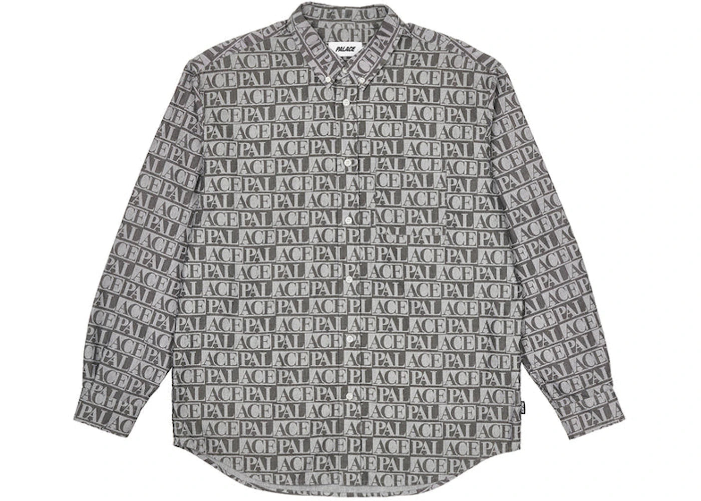 Palace Domino Print Oxford Shirt Black