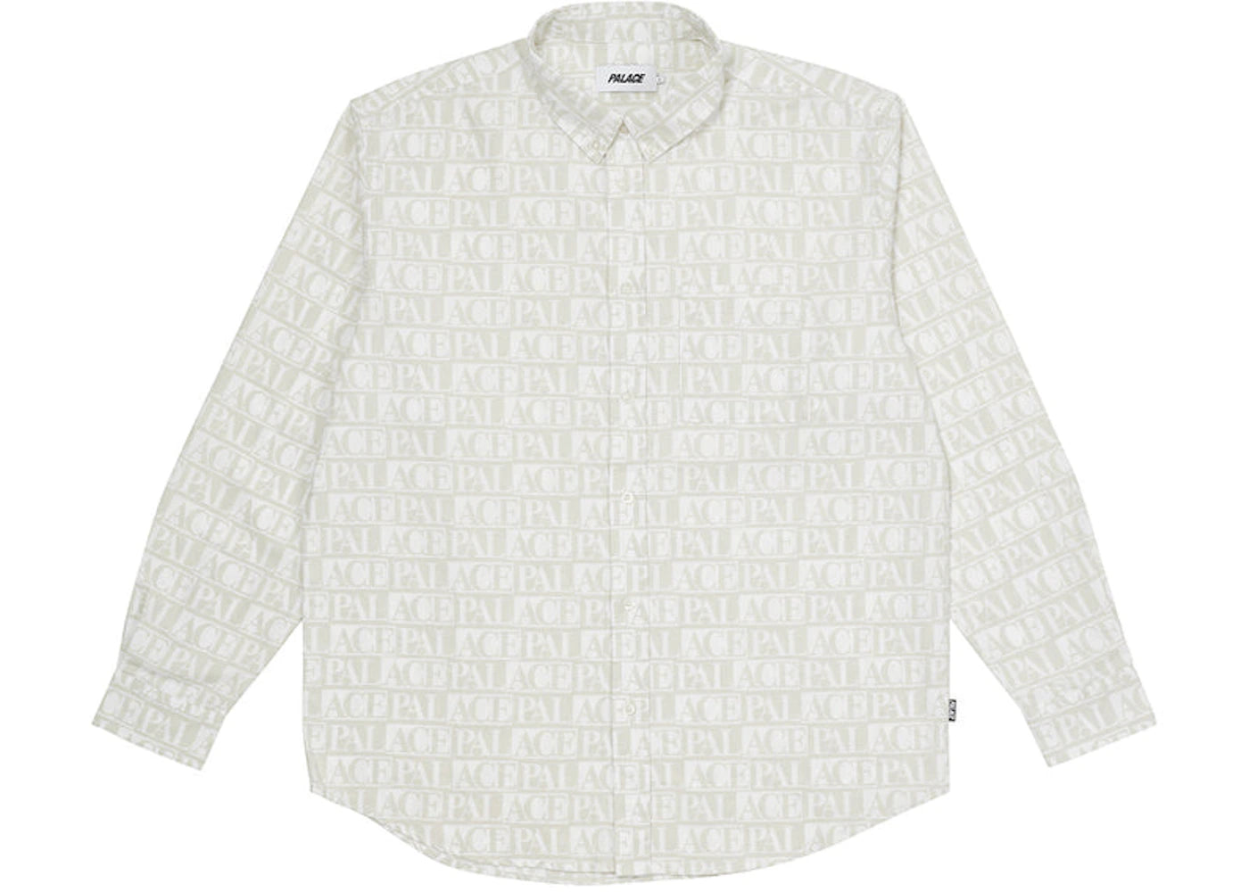 Palace Domino Print Oxford Shirt White