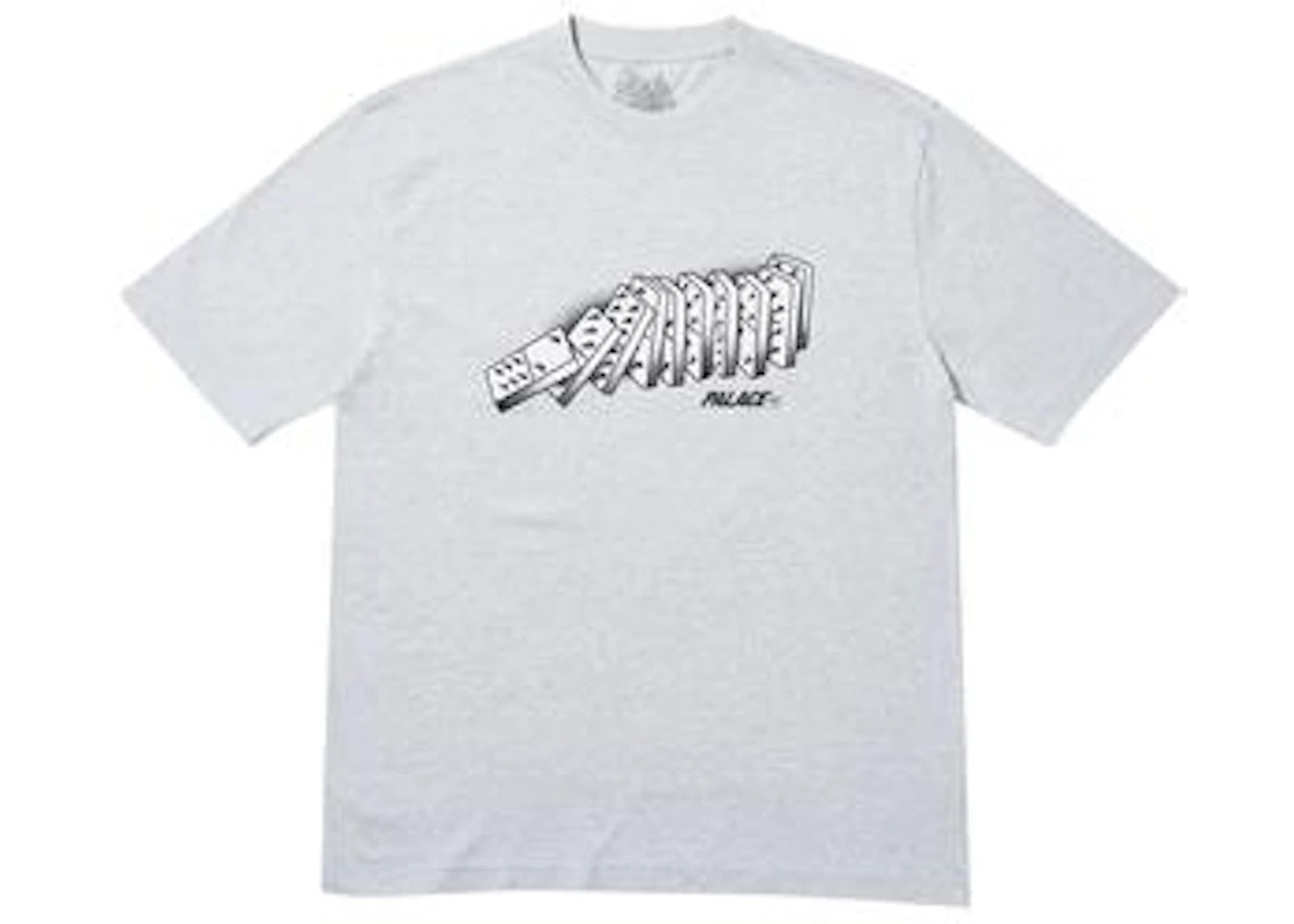 Palace Domino T-shirt Grey Marl