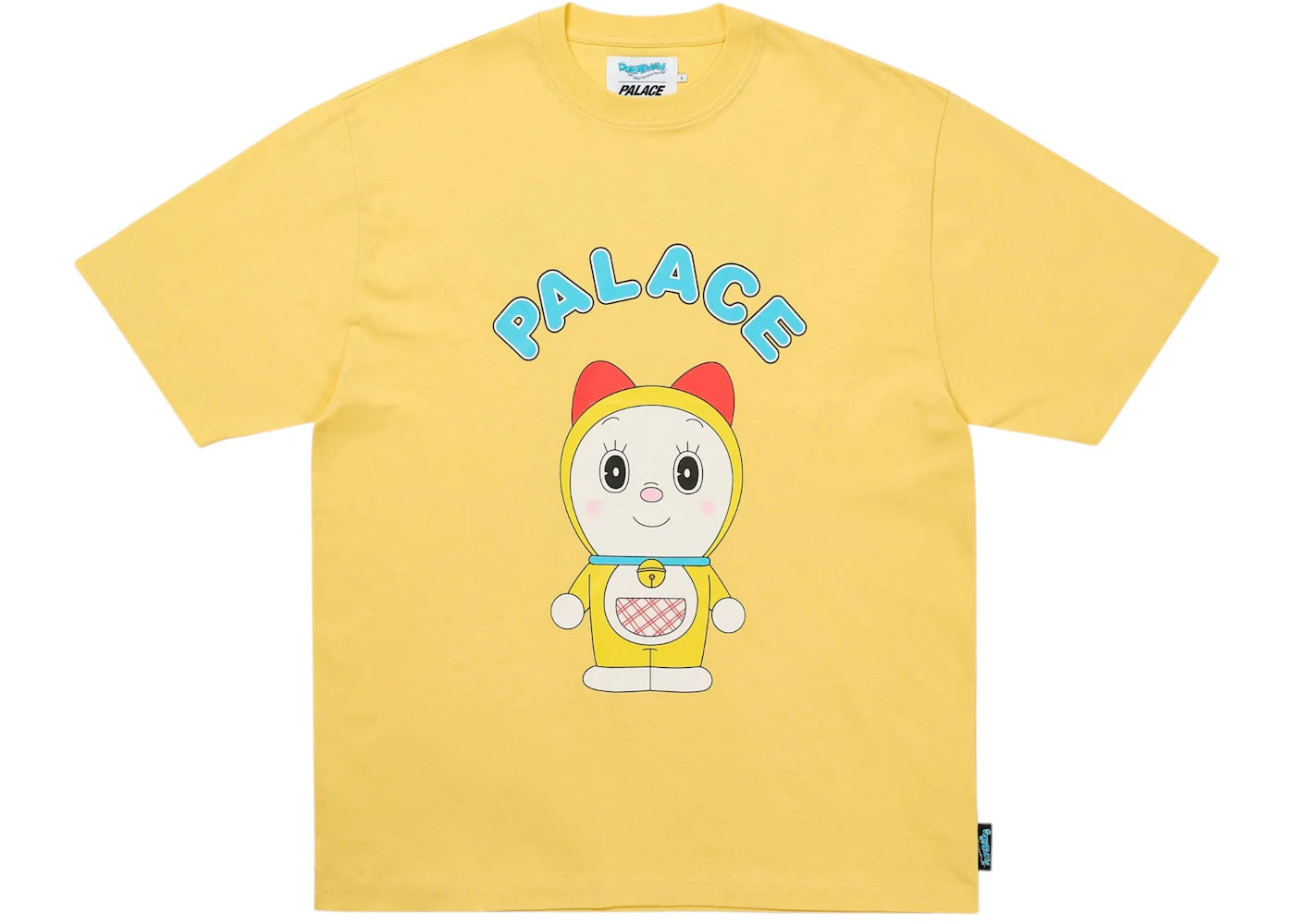 Palace Doraemon T-Shirt Blessed Yellow