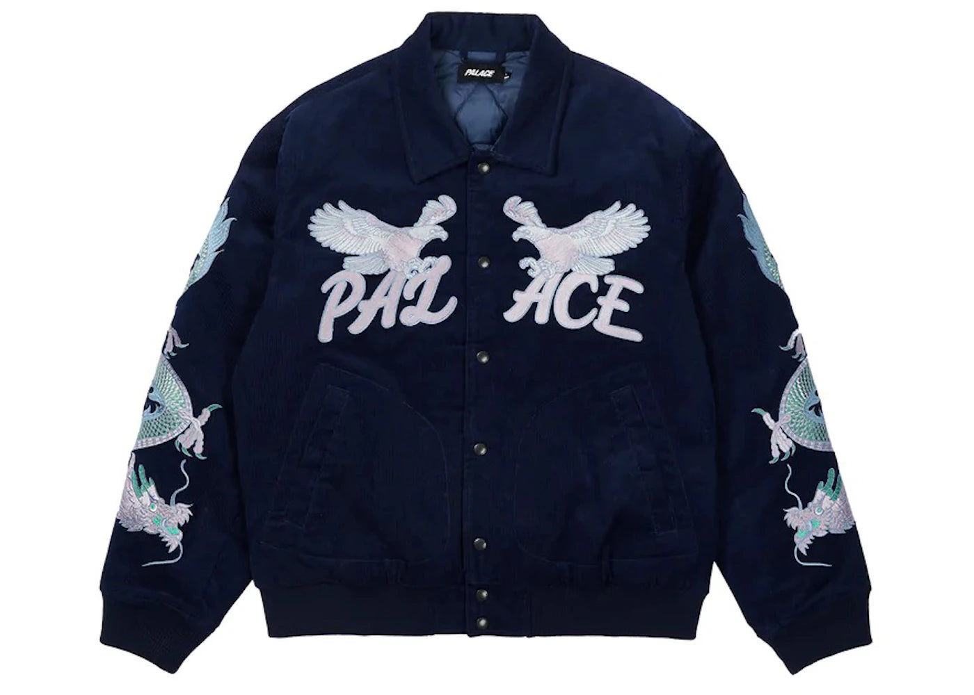 Palace Double Dragon Tour Jacket Navy