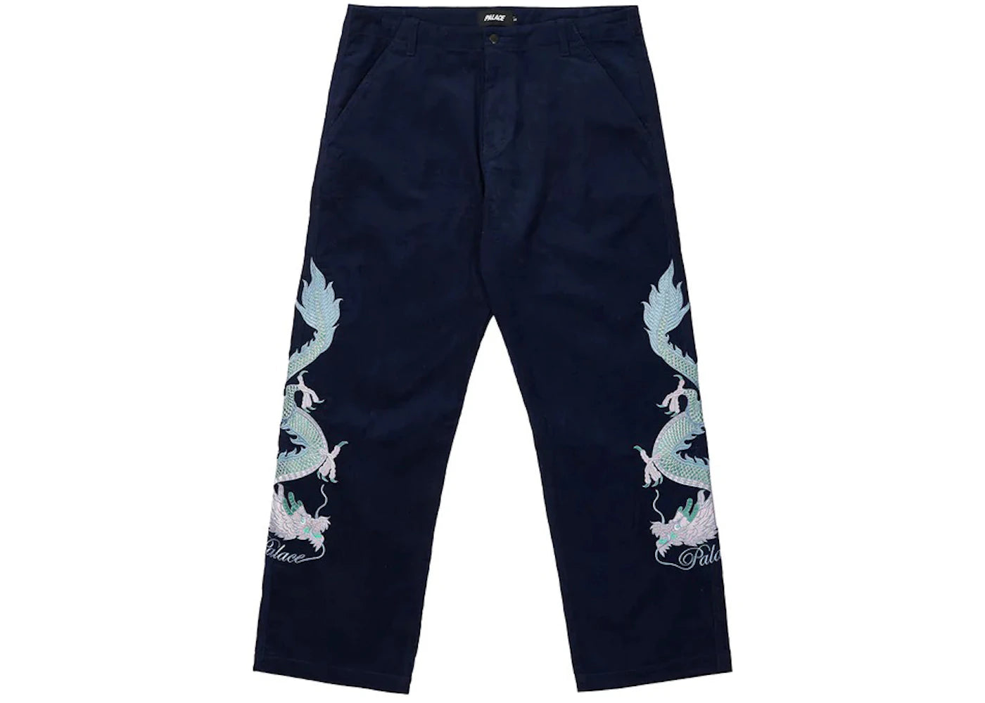 Palace Double Dragon Tour Plain Pant Navy