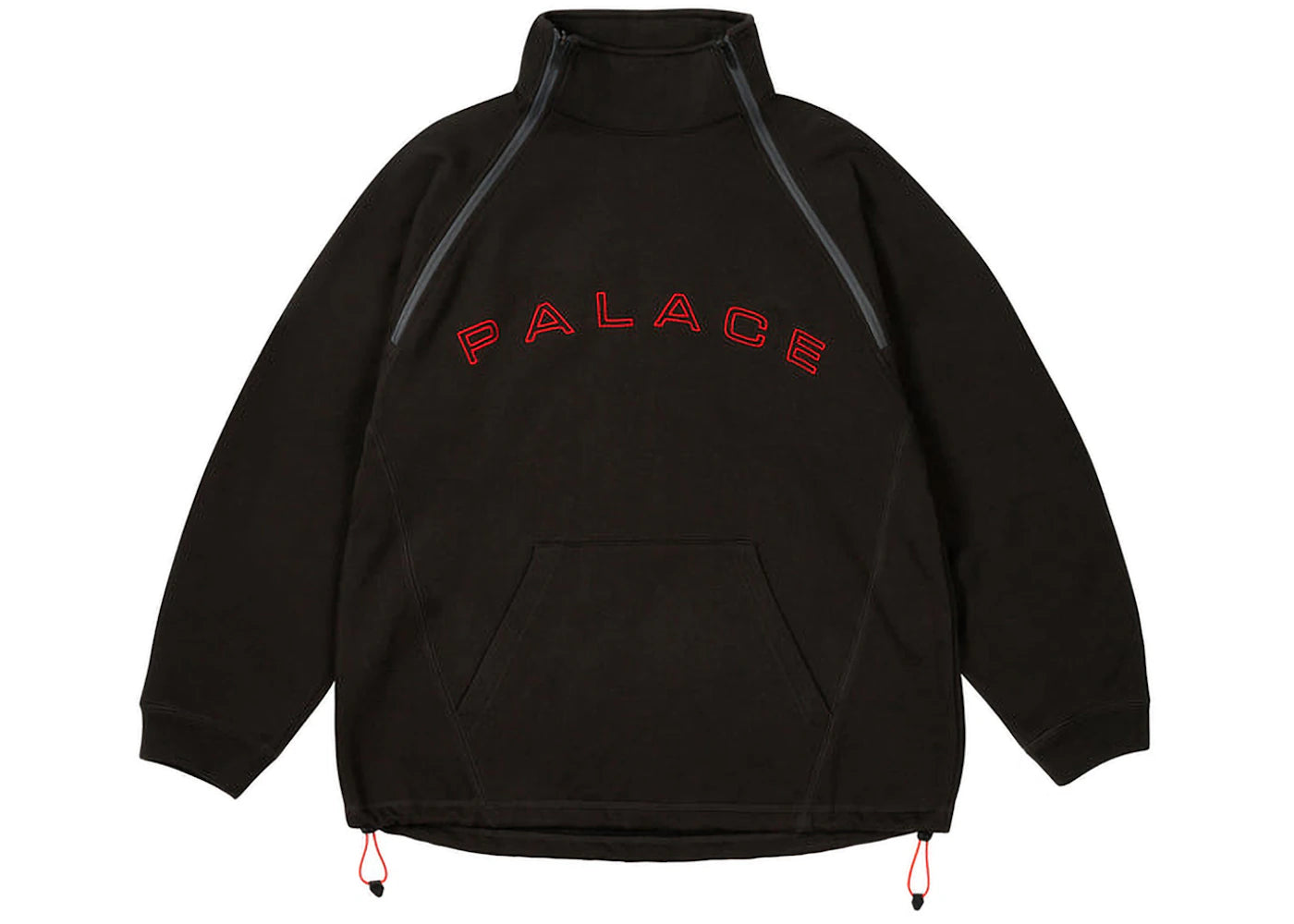 Palace Double Zip Funnel Black