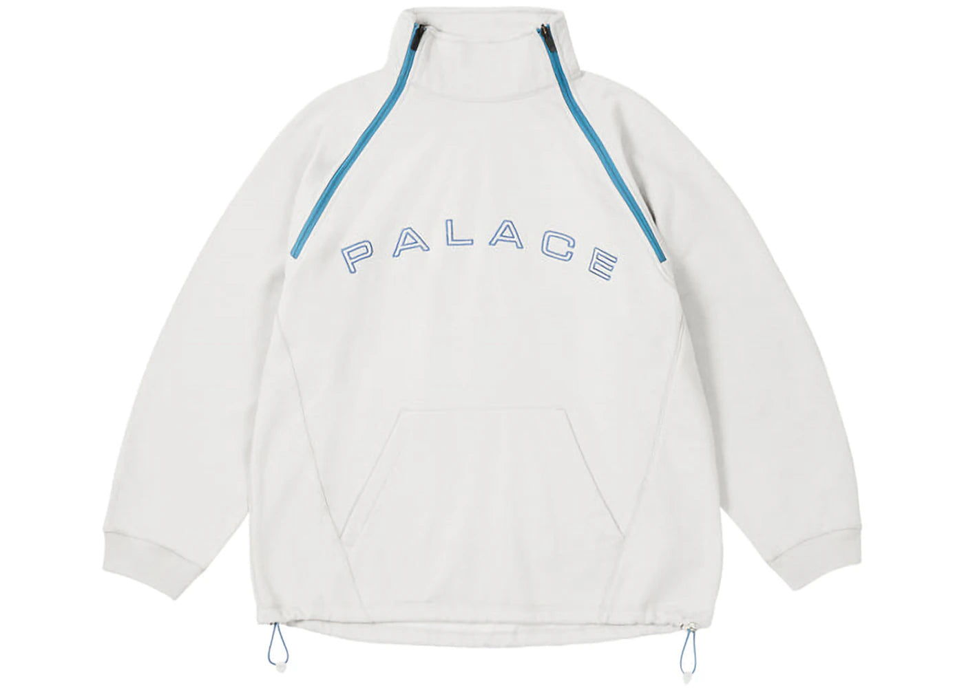 Palace Double Zip Funnel Concrete Gray