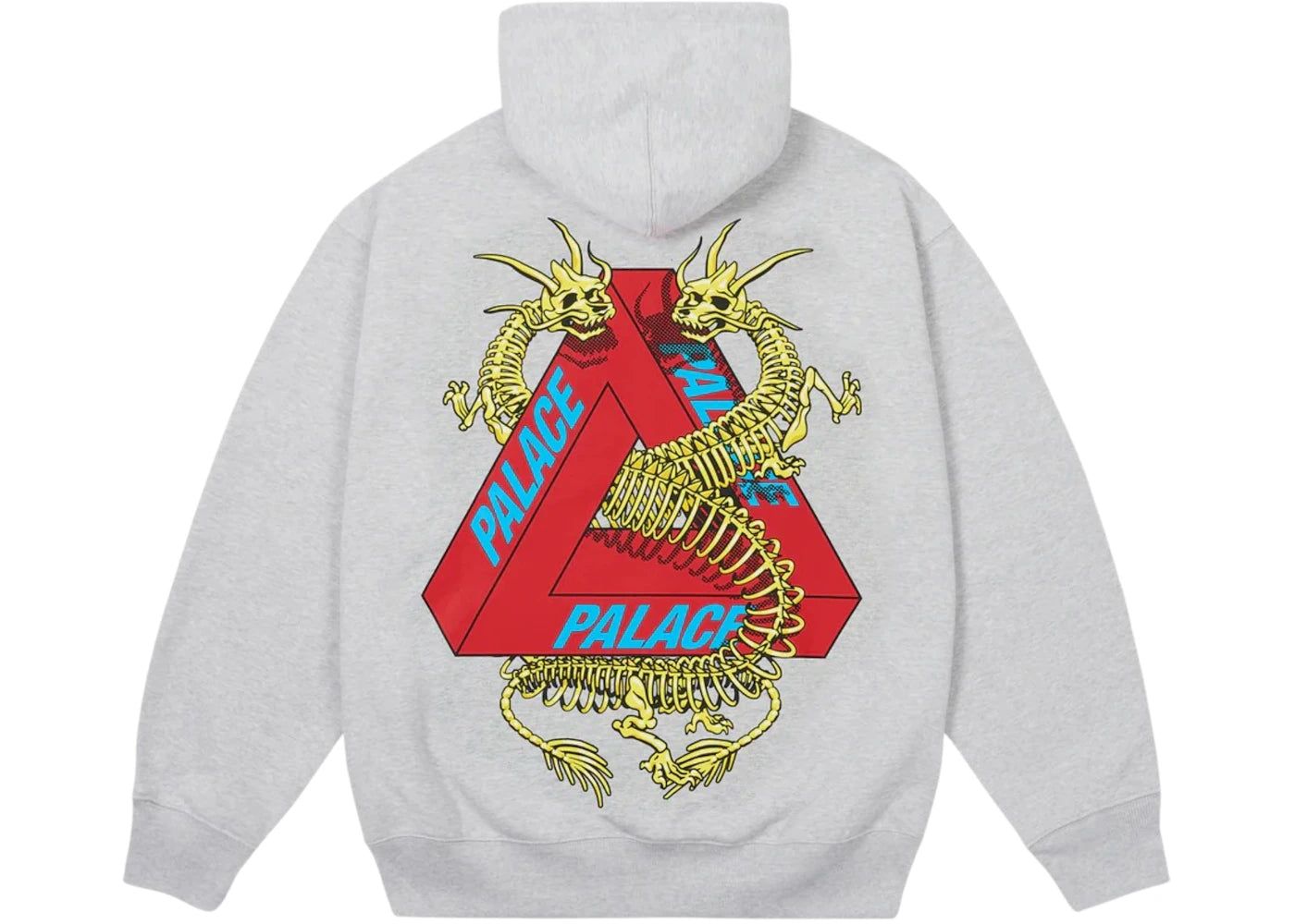 Palace Dragon Bones Tri Hood Grey Marl