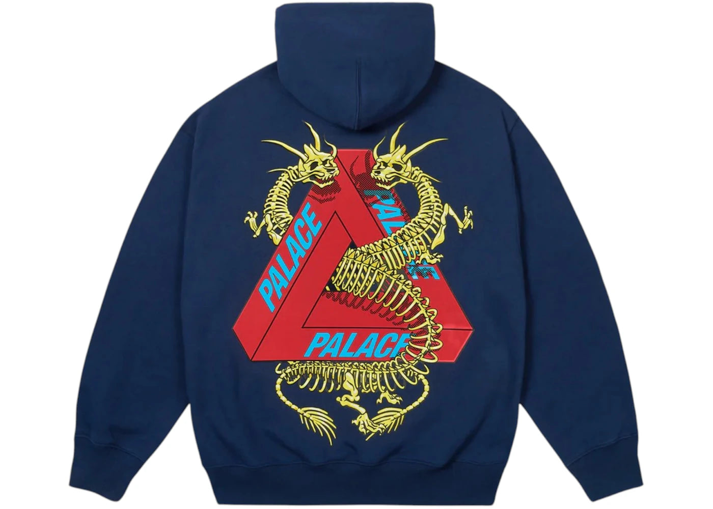 Palace Dragon Bones Tri Hood Navy