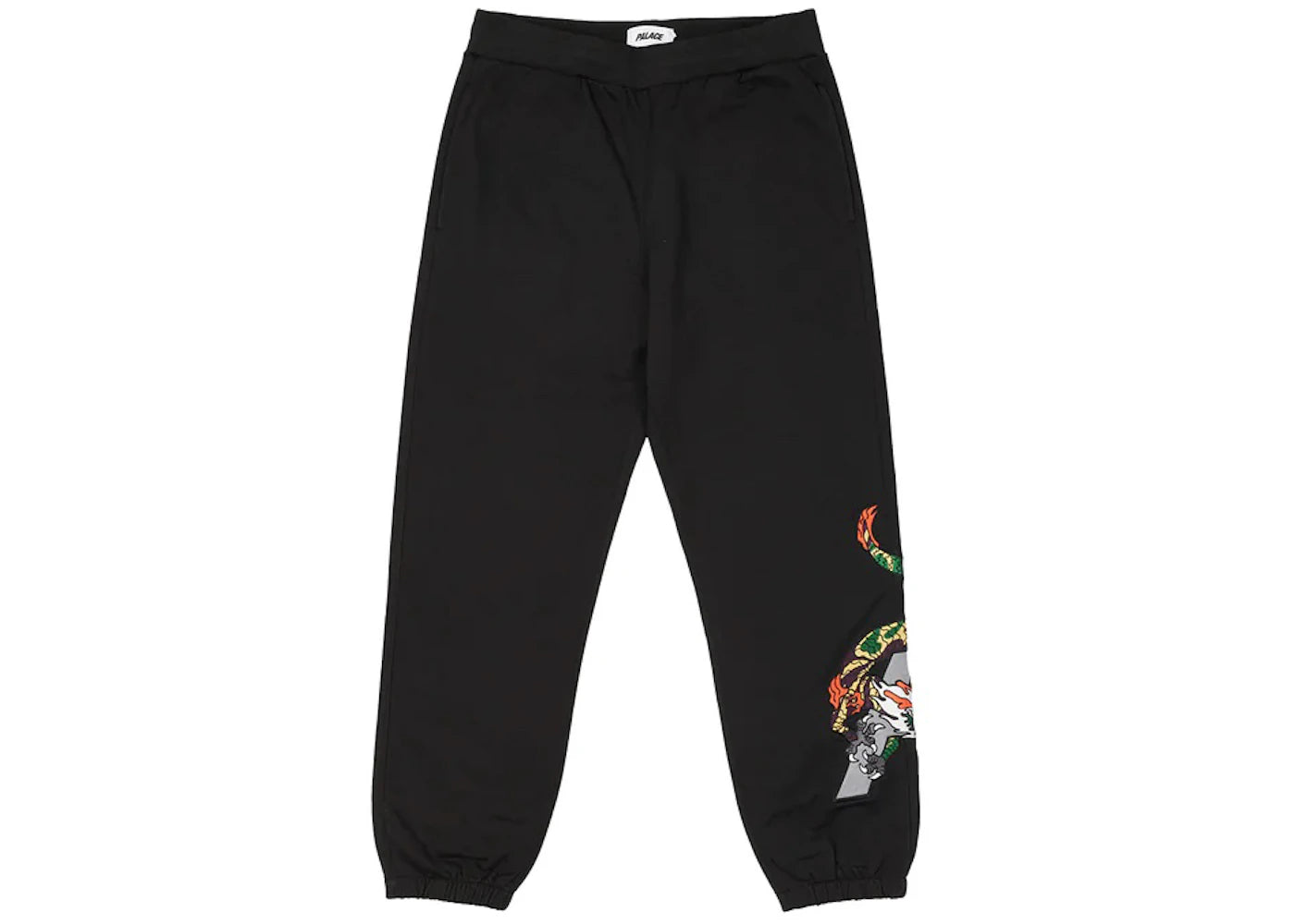 Palace Dragon Sweatpants Black