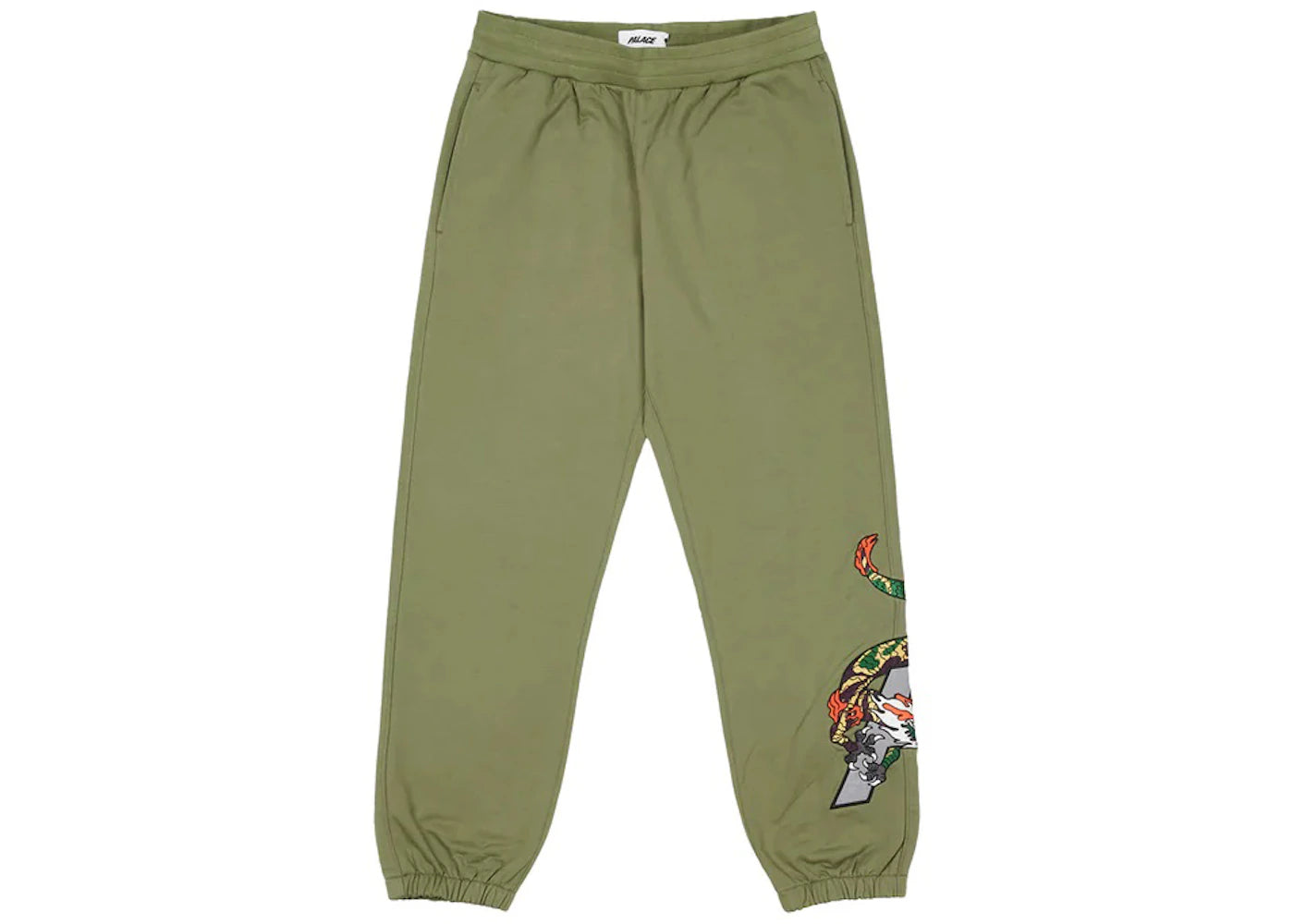 Palace Dragon Sweatpants Olive