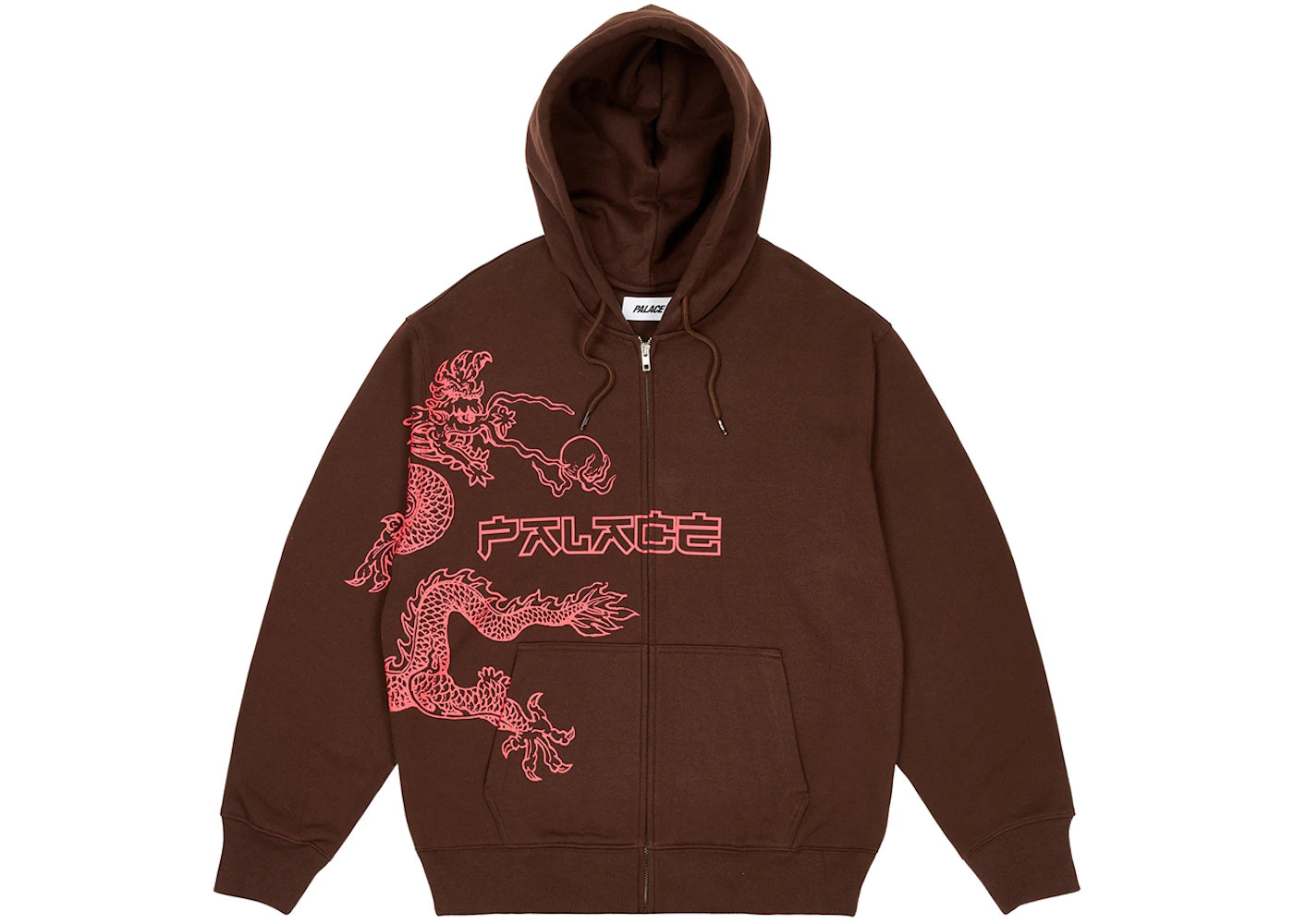 Palace Dragon Zip Hood Nice Brown