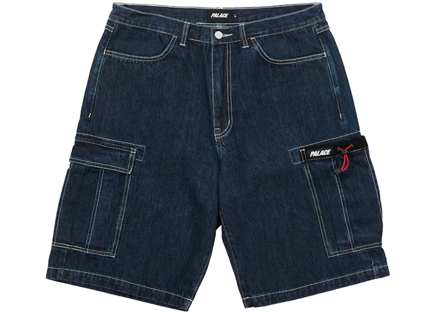 Palace Drawcord Pocket Denim Shorts Indigo