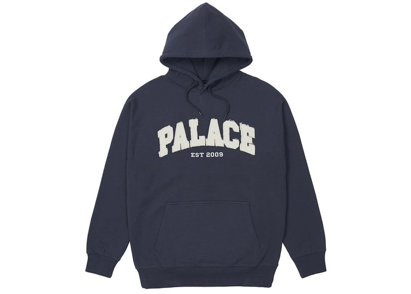 Palace Drop Shoulder Applique Hood Navy