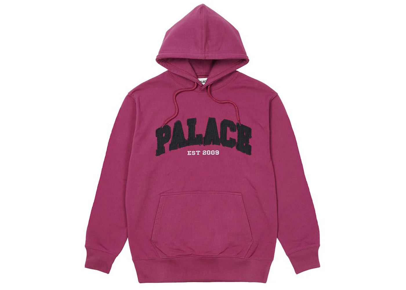 Palace Drop Shoulder Applique Hood Pink