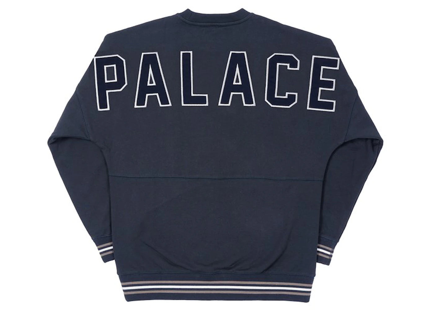 Palace Drop Shoulder College Crew Navy