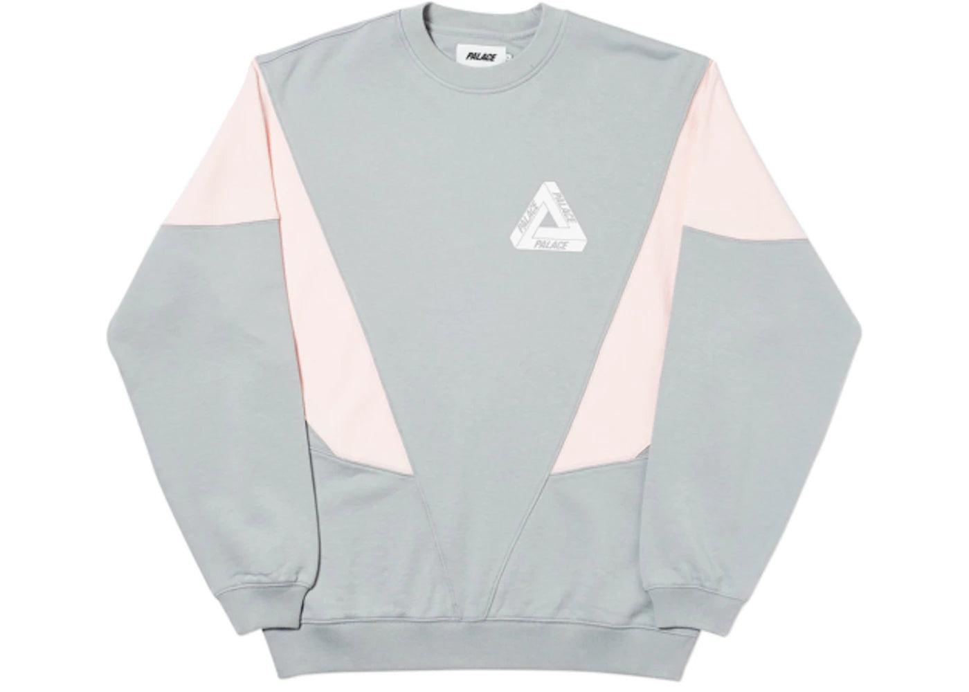 Palace Droppeth Crew Grey/Pink