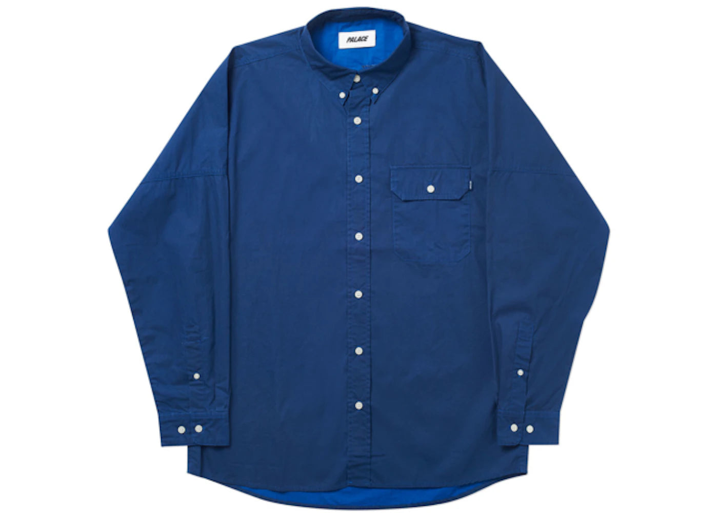 Palace Droppeth Heater Shirt Navy