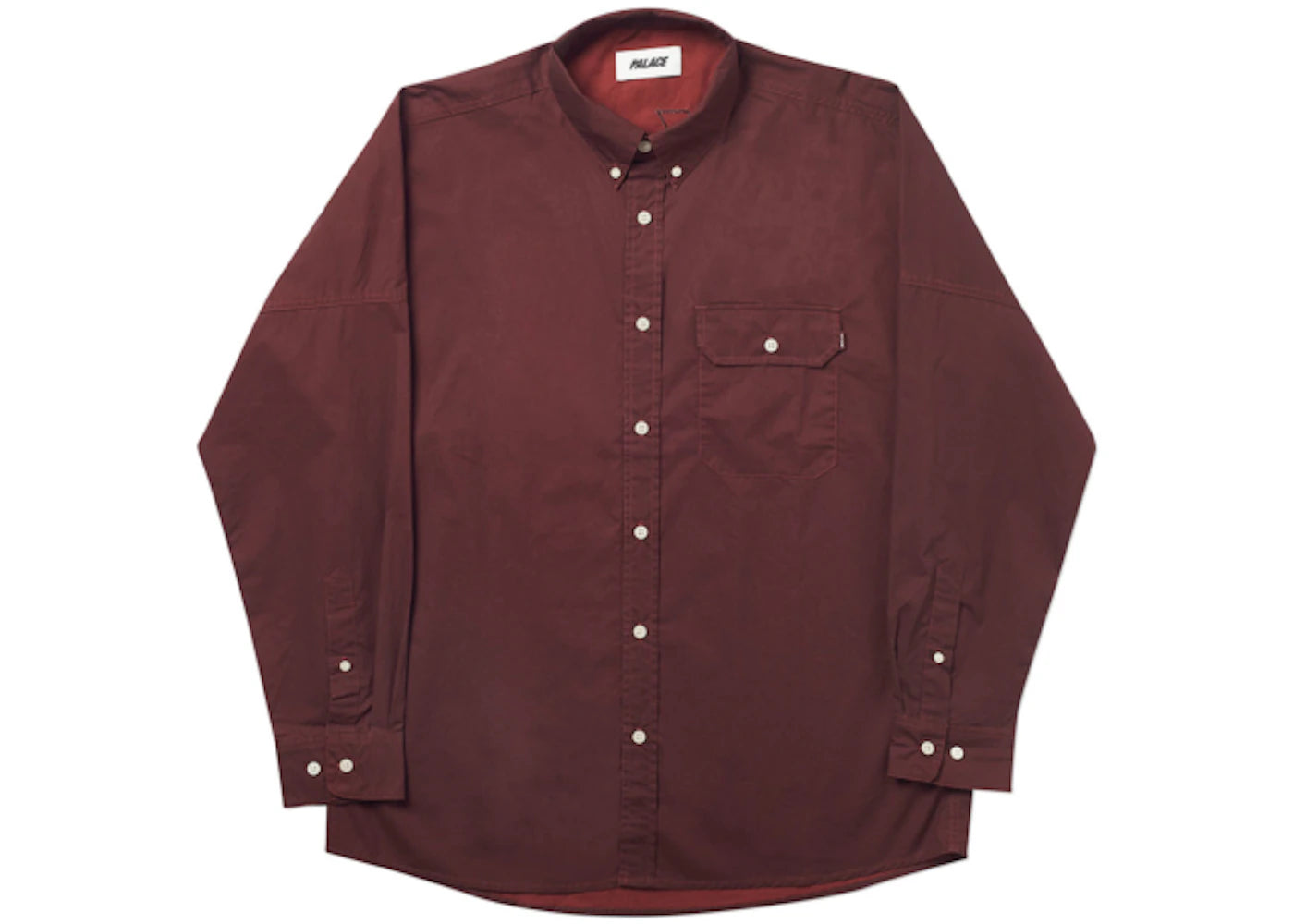 Palace Droppeth Heater Shirt Rust