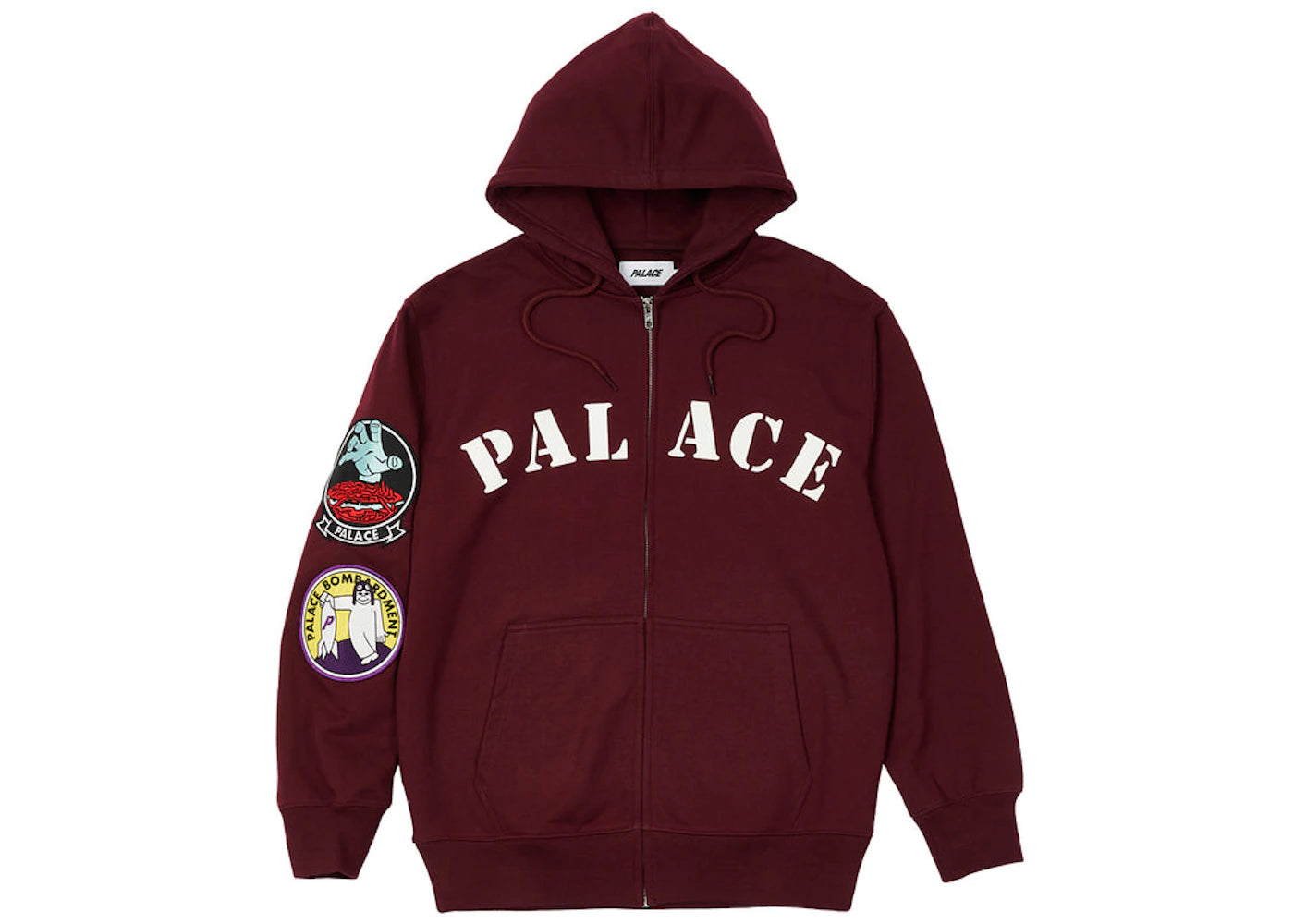 Palace Duck Bomb Hood Burgundy