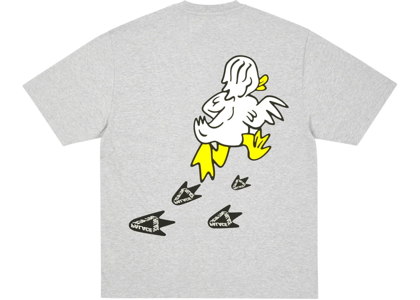 Palace Duck Off T-Shirt Grey Marl