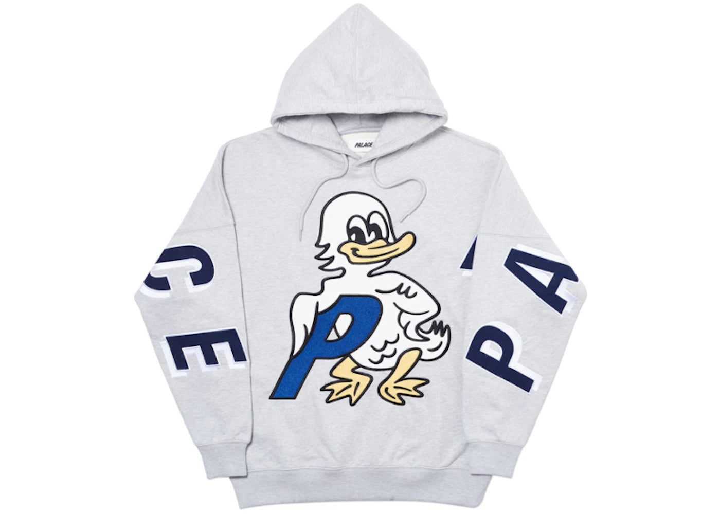 Palace Duck Out Hood Grey Marl