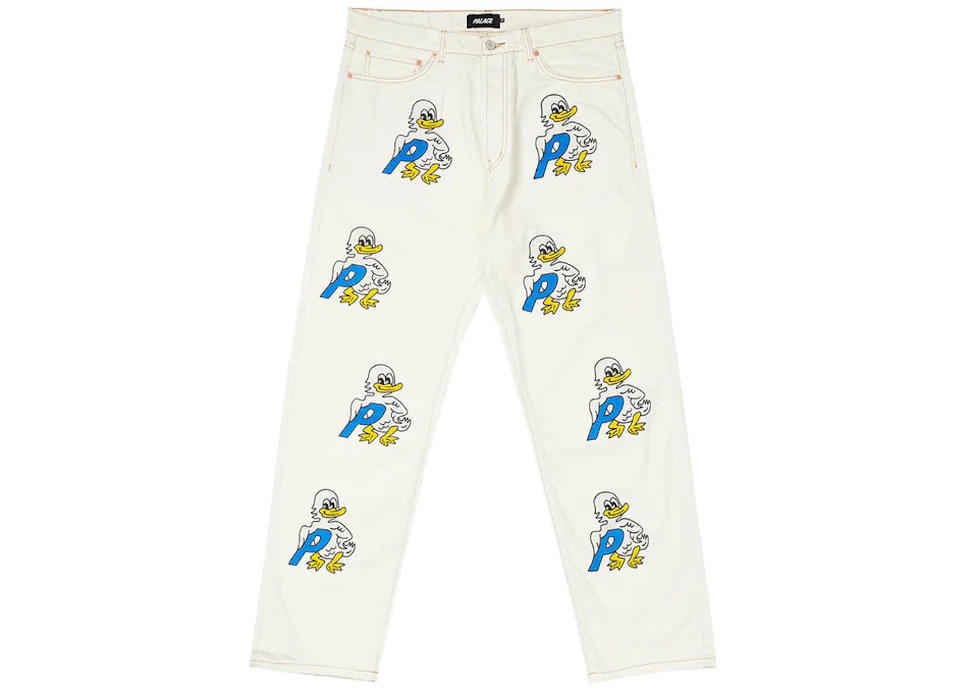 Palace Ducks Baggies Jean White