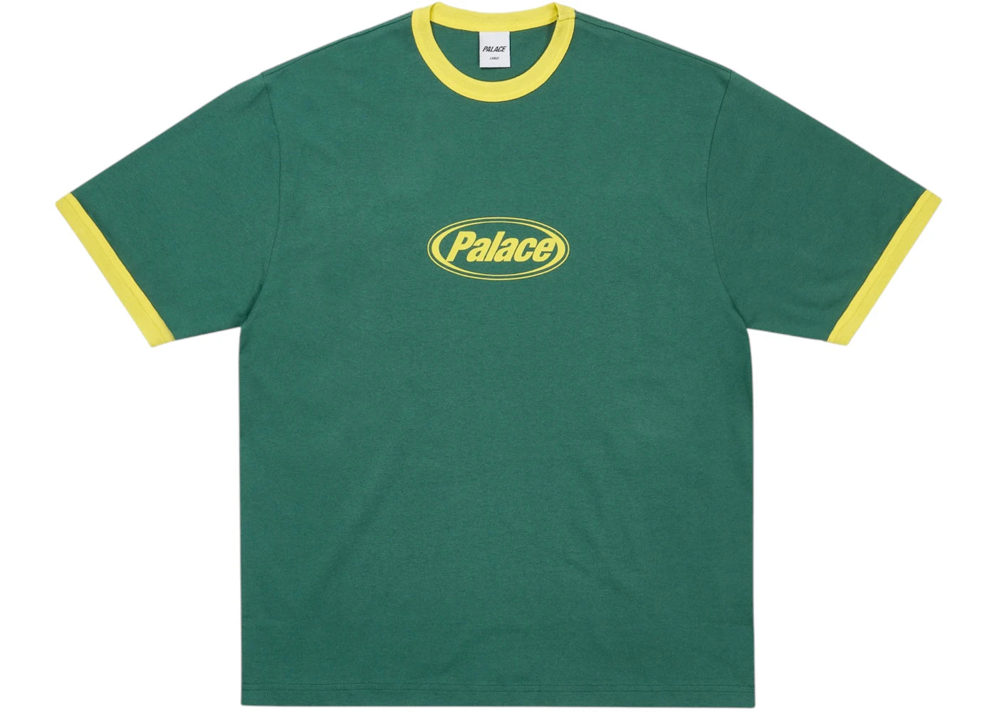 Palace Elipse Ringer T-Shirt Racey Green