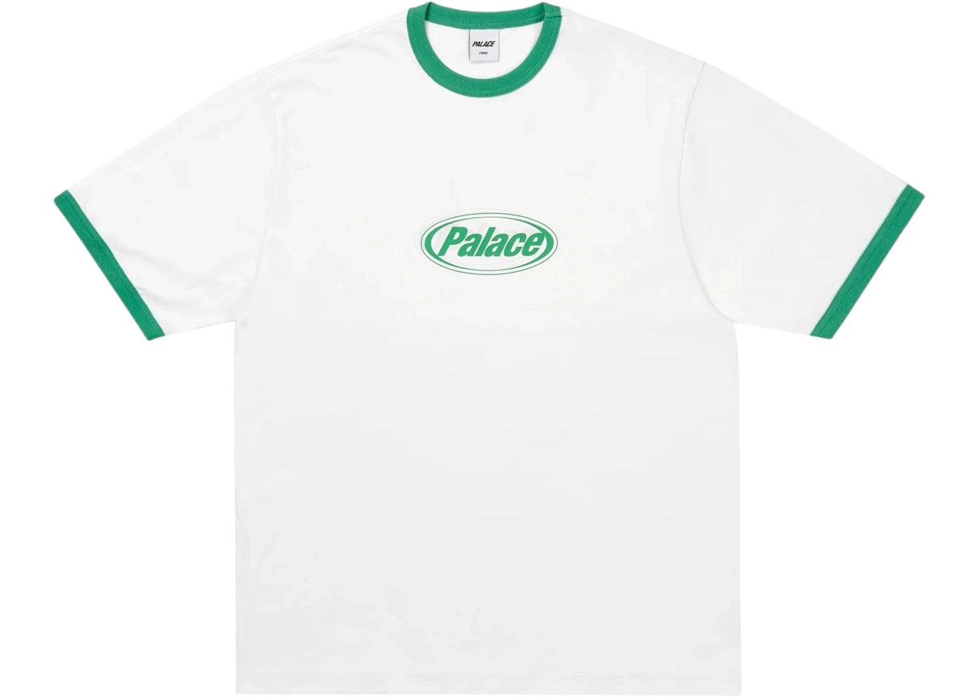 Palace Elipse Ringer T-Shirt White