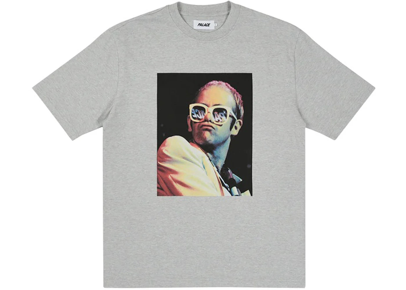 Palace Elton John Icon T-shirt Grey Marl