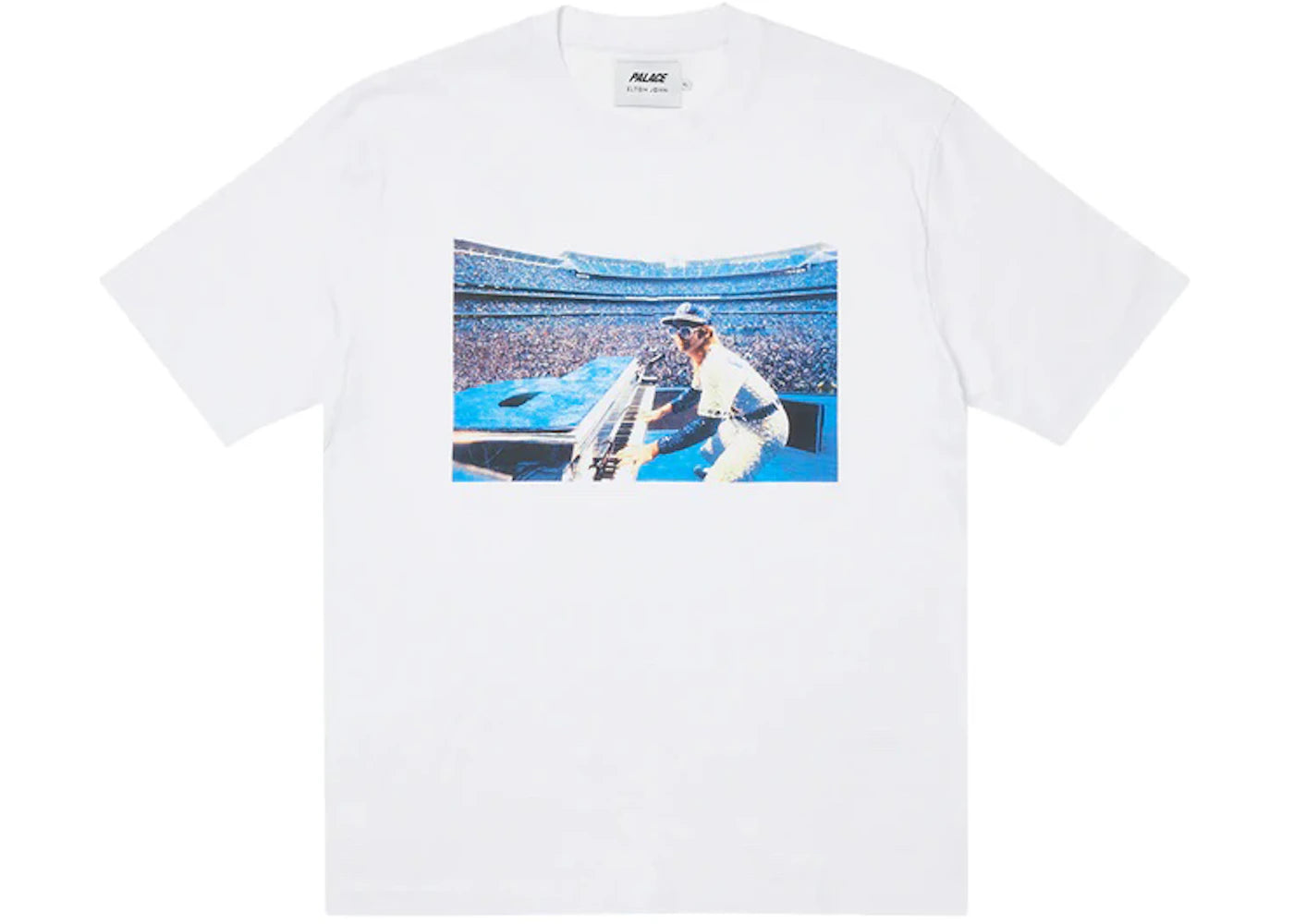 Palace Elton John P-iano T-shirt White
