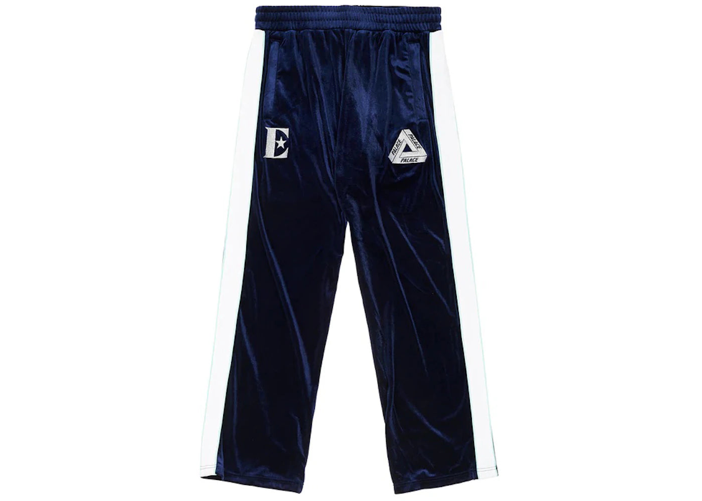 Palace Elton John Velour Track Bottoms Navy
