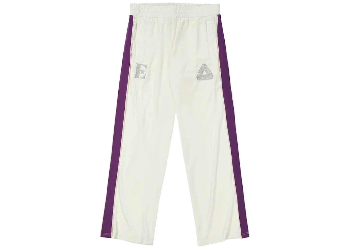 Palace Elton John Velour Track Bottoms White