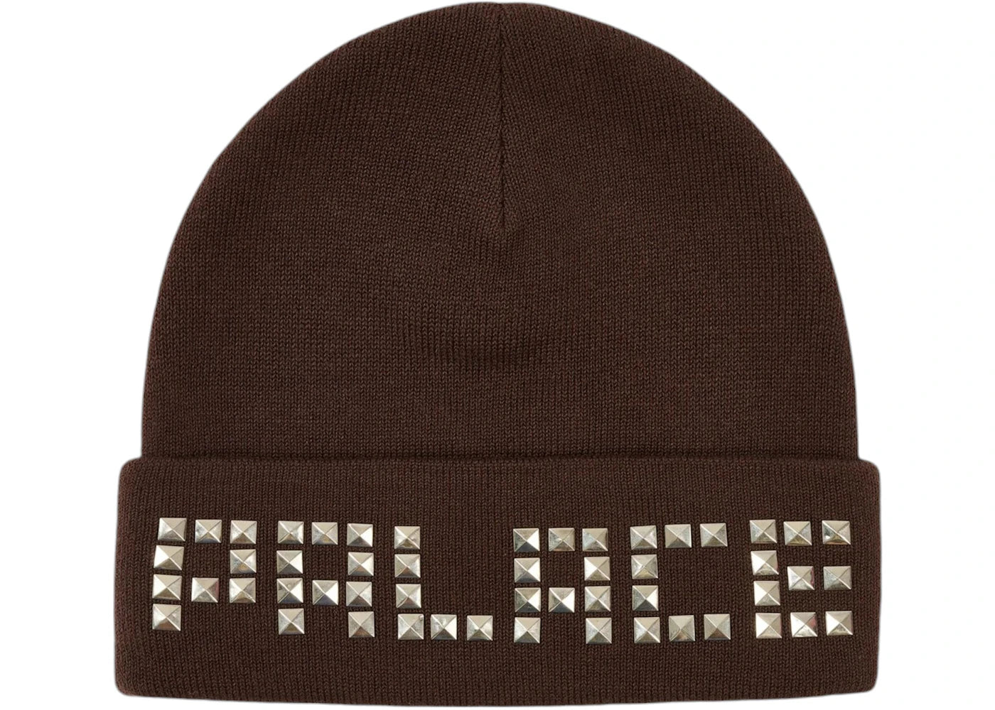 Palace Emotional Studded Beanie Brown