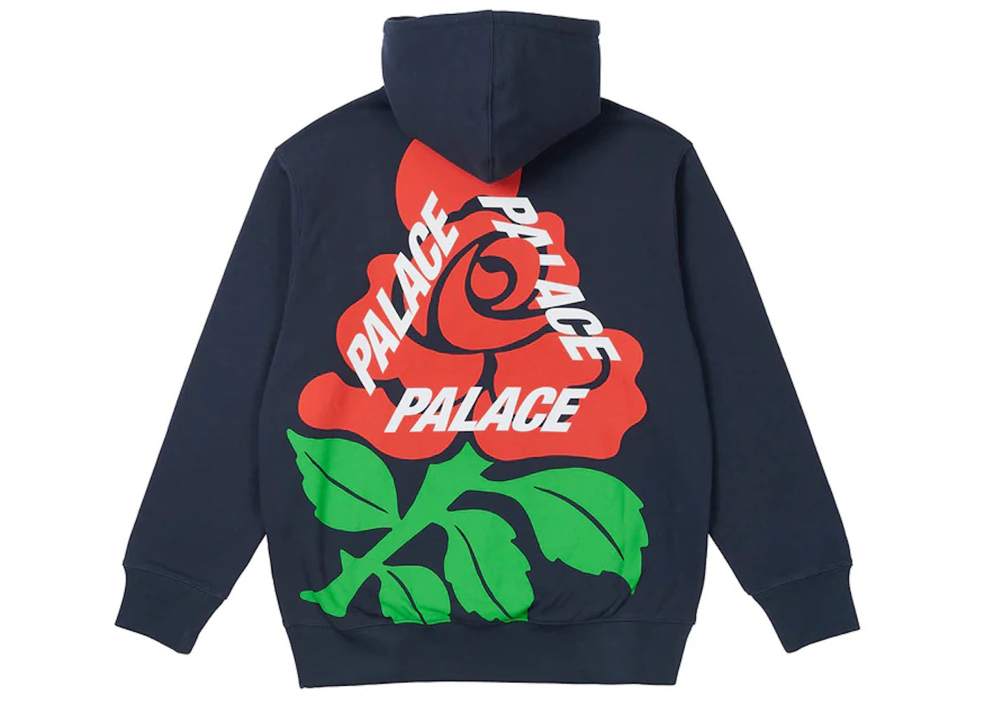 Palace English Rose Hood Navy