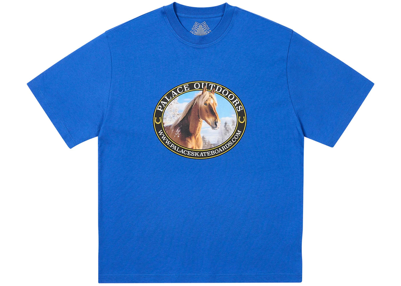 Palace Equestrian T-Shirt Blue Berry