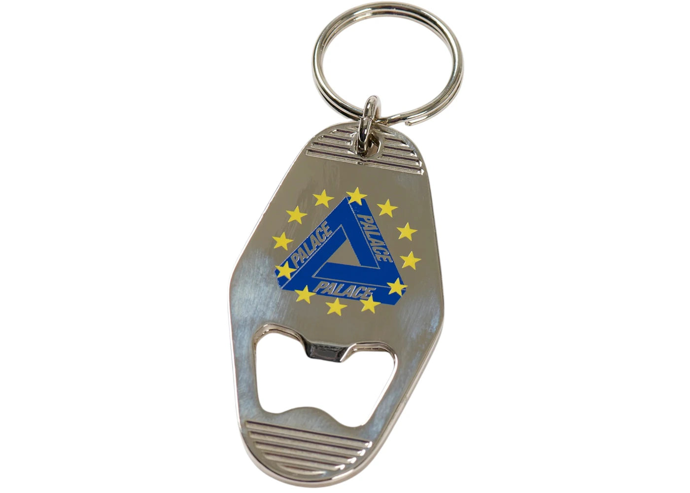 Palace Eu Tri Bottle Opener Keyring Silver
