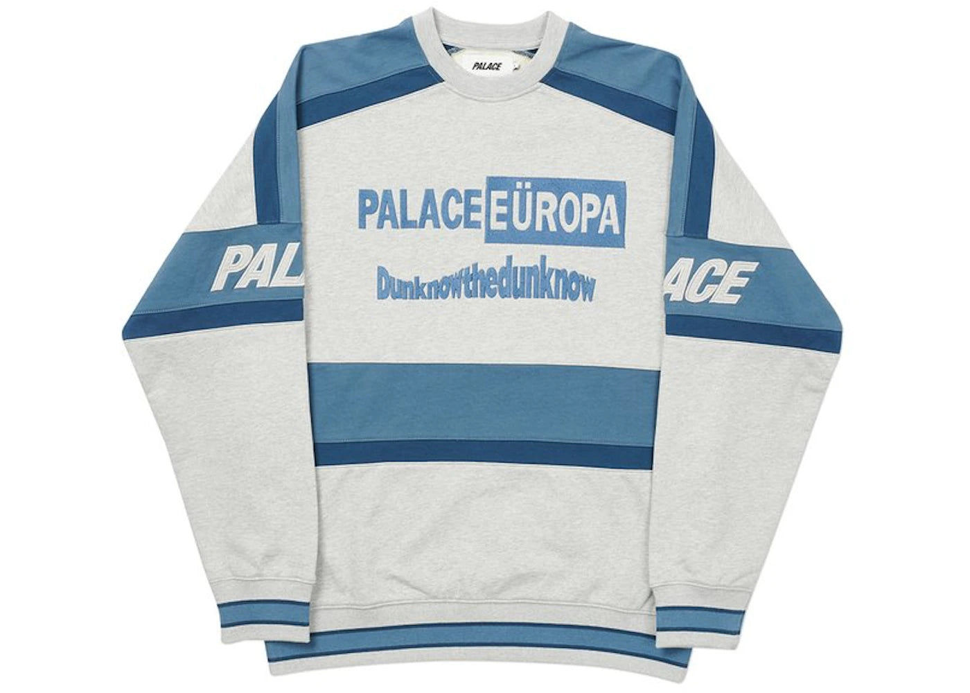 Palace Europa Crew Grey Marl