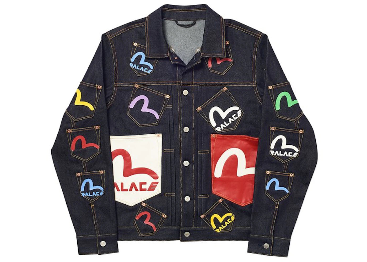 Palace Evisu Multi Pocket Jacket Indigo