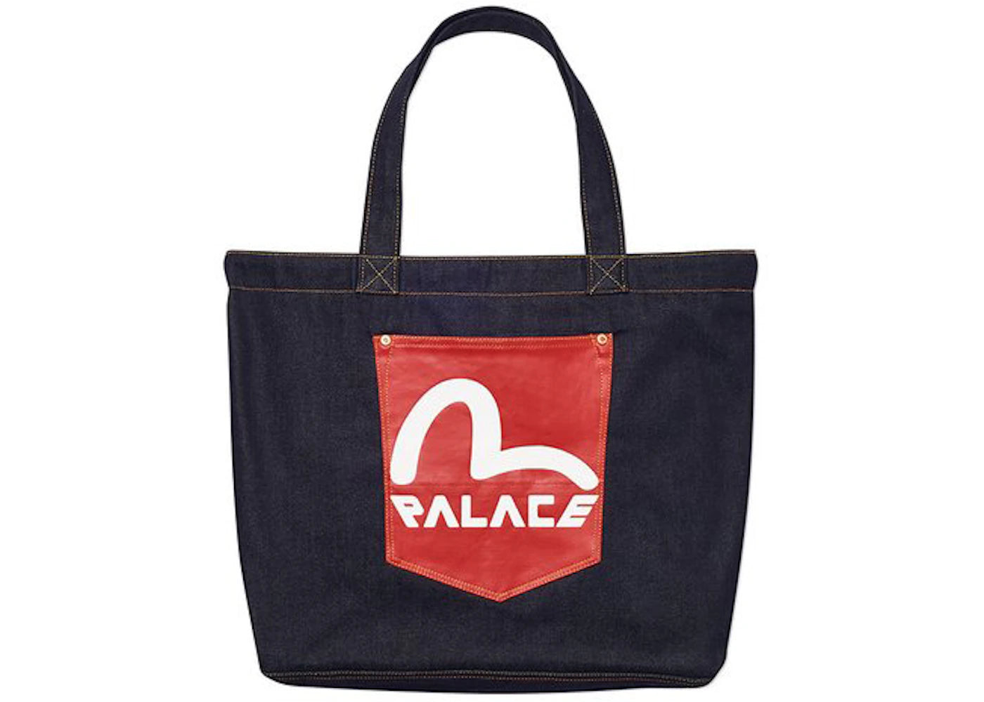 Palace Evisu Tote Bag Indigo