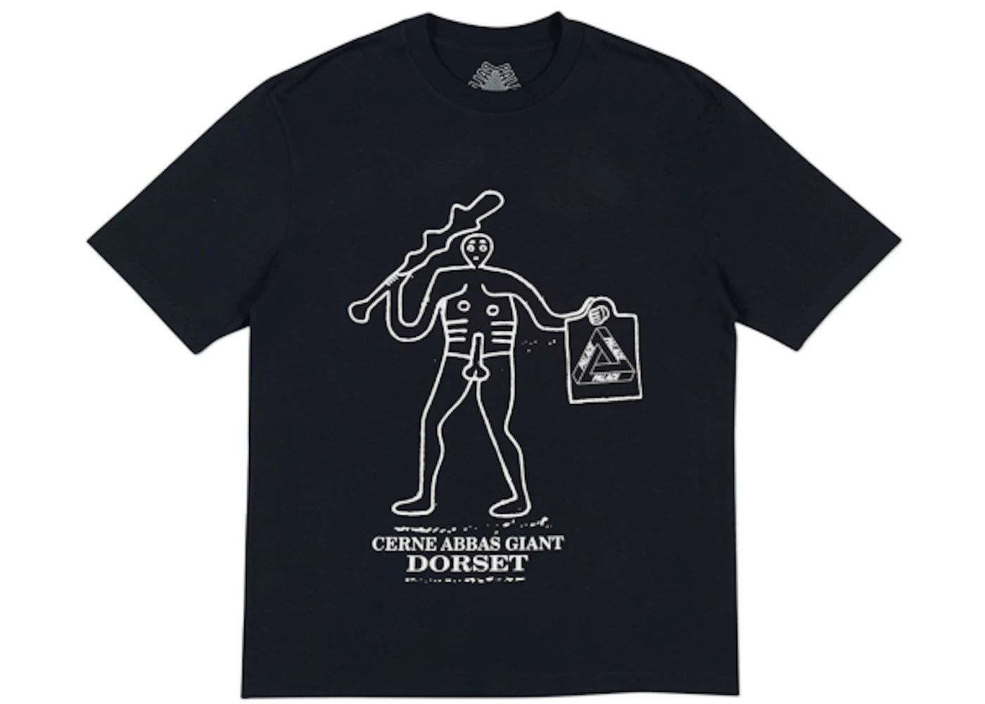 Palace Ewdorset T-Shirt Black/White
