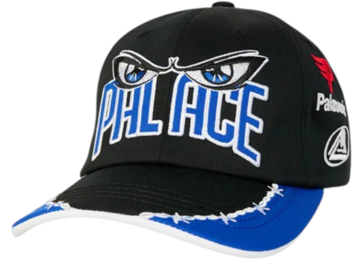 Palace Eyes 6-Panel Black