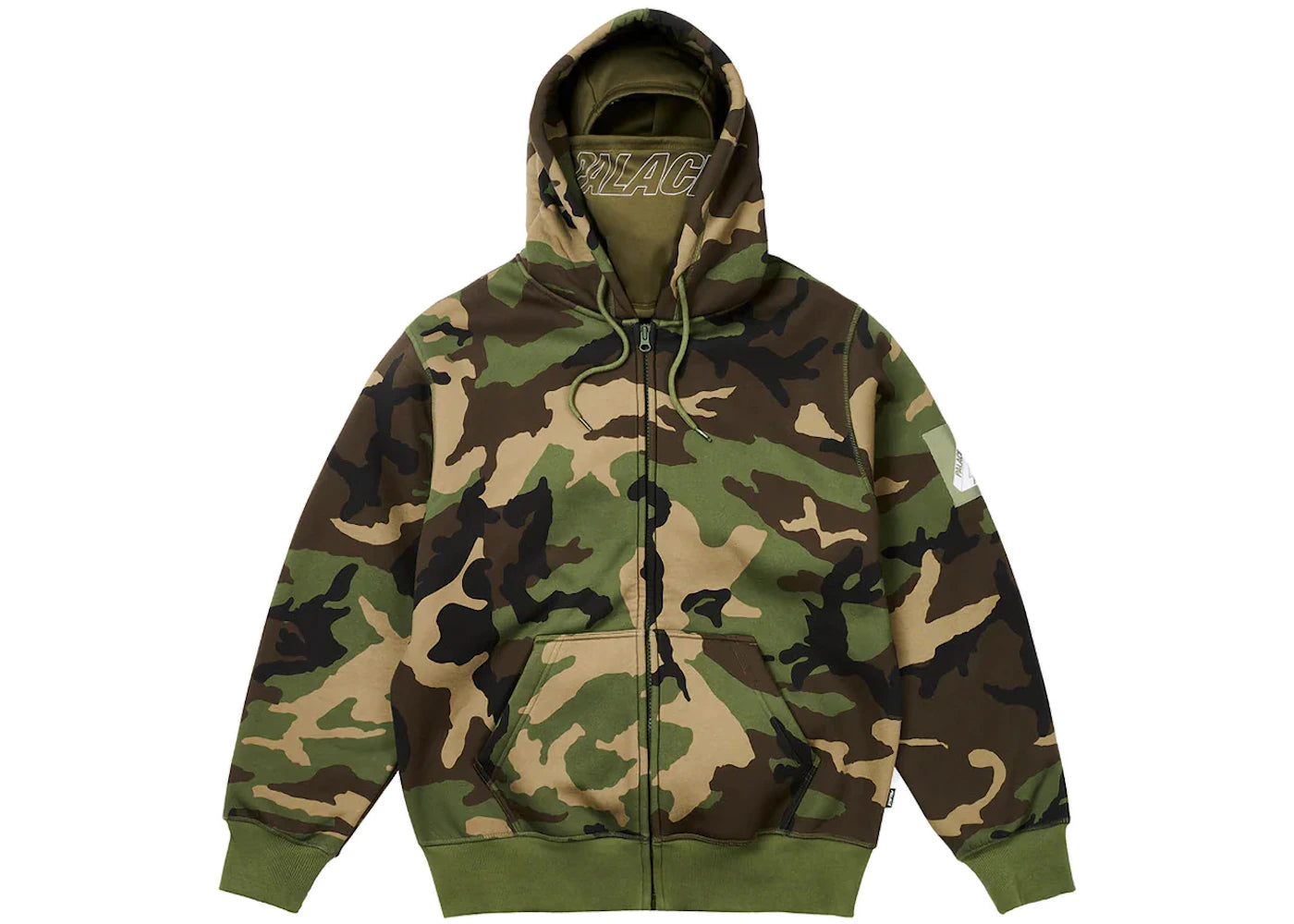 Palace Facemask Thermal Hood (FW23) Camo