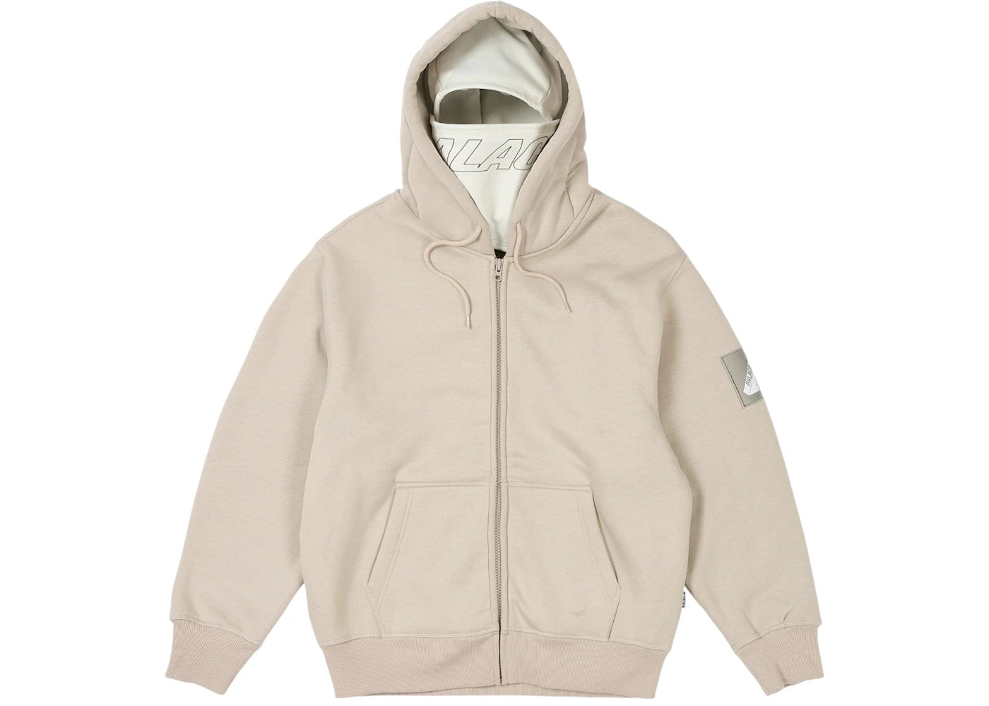 Palace Facemask Thermal Hood (SS25) Stoney Grey