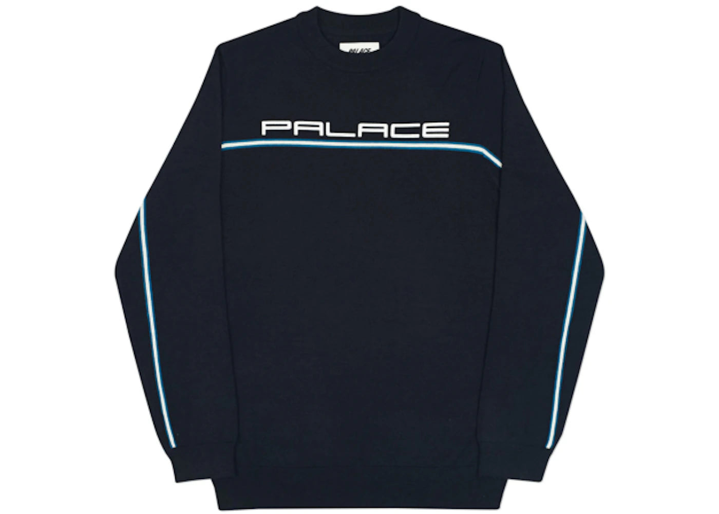 Palace Fader Pipe Knit Black/Cyan