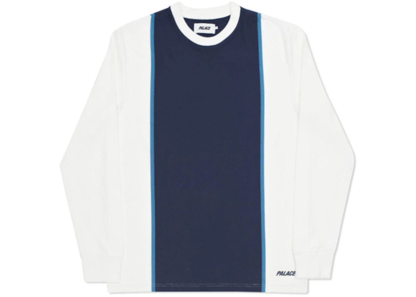 Palace Fast Stripe Crew Navy/White