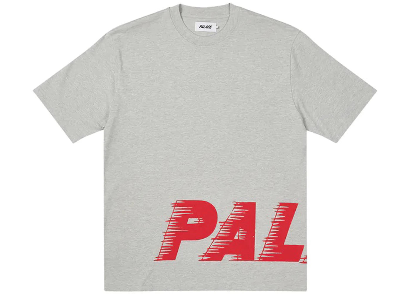 Palace Fast Wrap T-shirt Grey Marl
