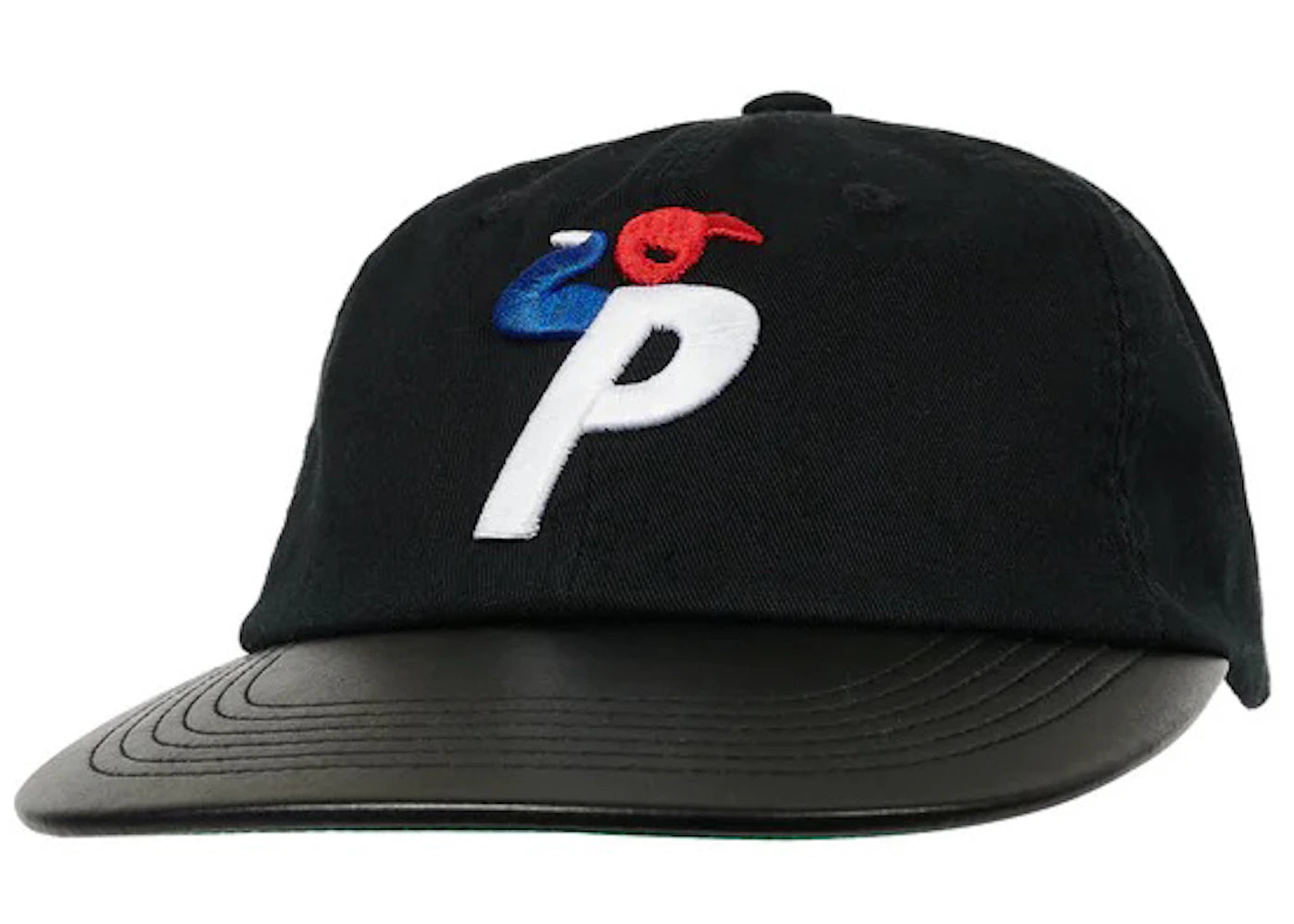 Palace Faux Leather Bunning Man Snapback Black