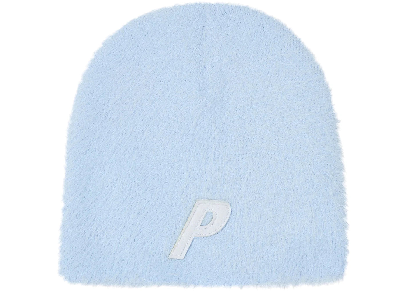Palace Faux Mohair P Nein Cuff Beanie Skyline Blue
