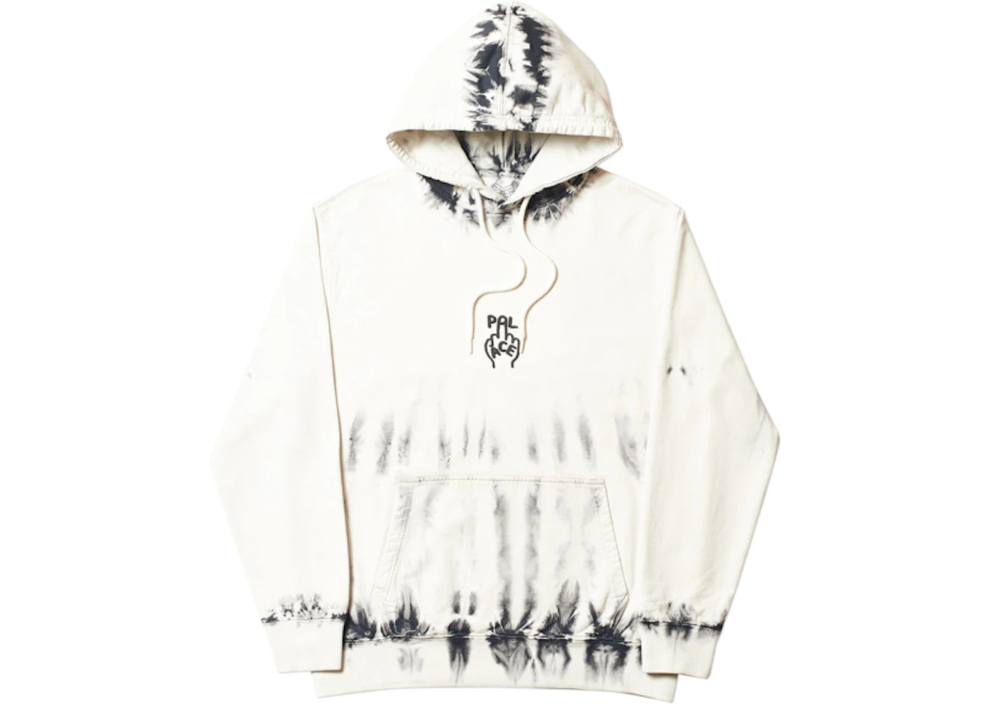 Palace Finger Up Hood White Tie Dye