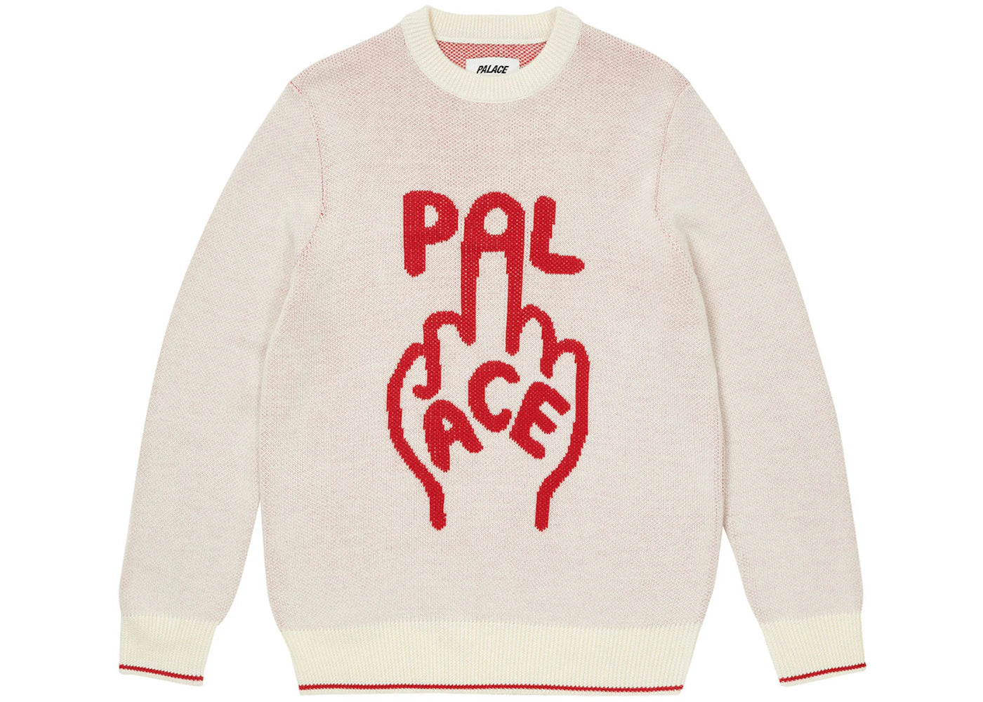 Palace Finger Up Knit White