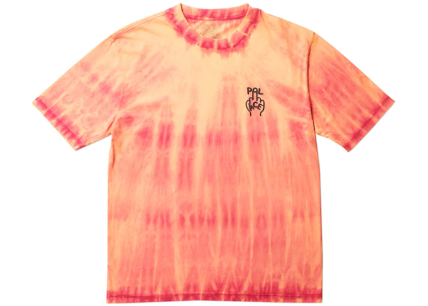 Palace Finger Up T-shirt Orange Tie Dye