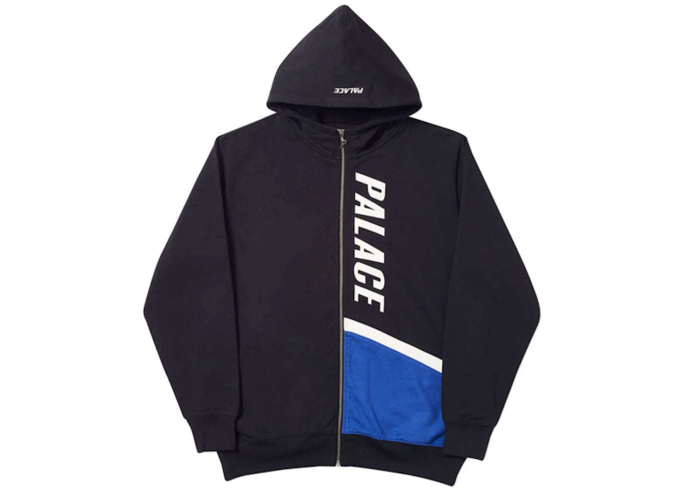 Palace Flaggo Zip Hood Black/White/Blue